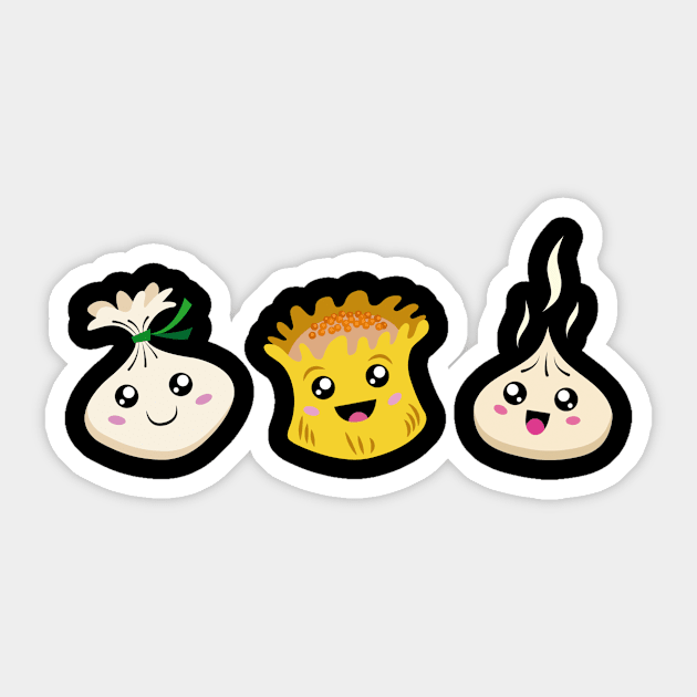 Dim Sum Friends Sticker by xyabut2